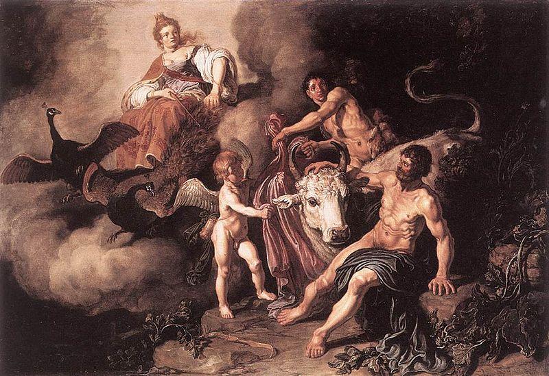 Pieter Lastman Juno Discovering Jupiter with Io